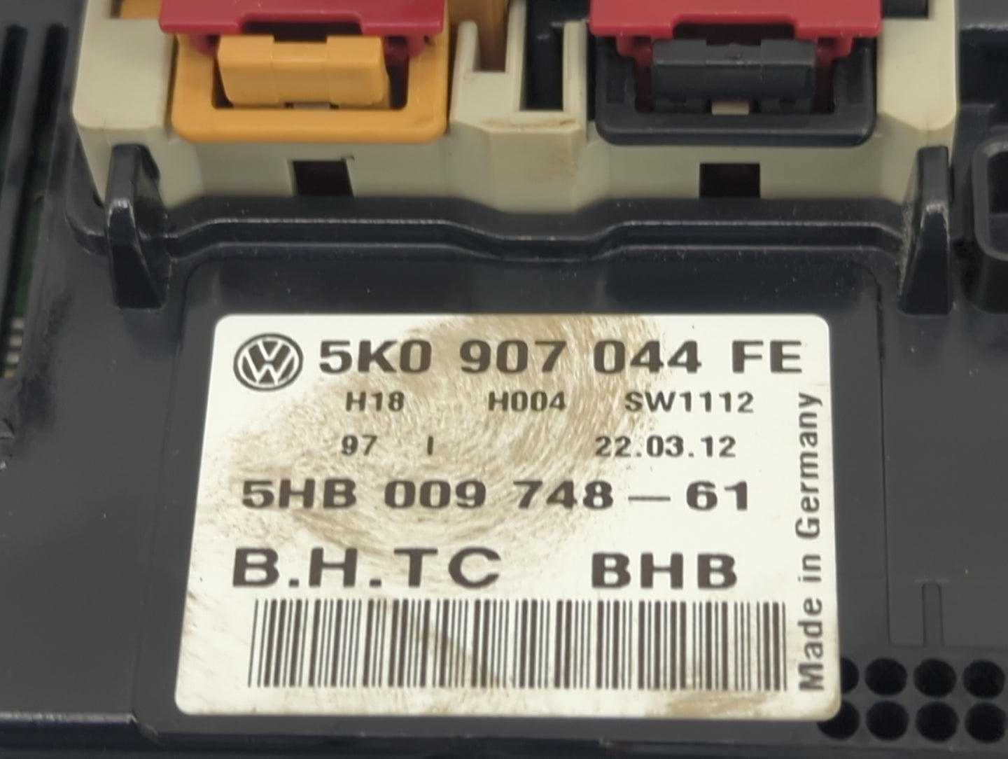 2012-2014 Volkswagen Eos Climate Control Module Temperature AC/Heater Replacement P/N:5K0907044FE 5HB009748-61 Fits OEM Used