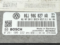 2012 Volkswagen Eos PCM Engine Control Computer ECU ECM PCU OEM P/N:06J906027AR 0261S06222, 06J907309B Fits OEM Used Auto Pa
