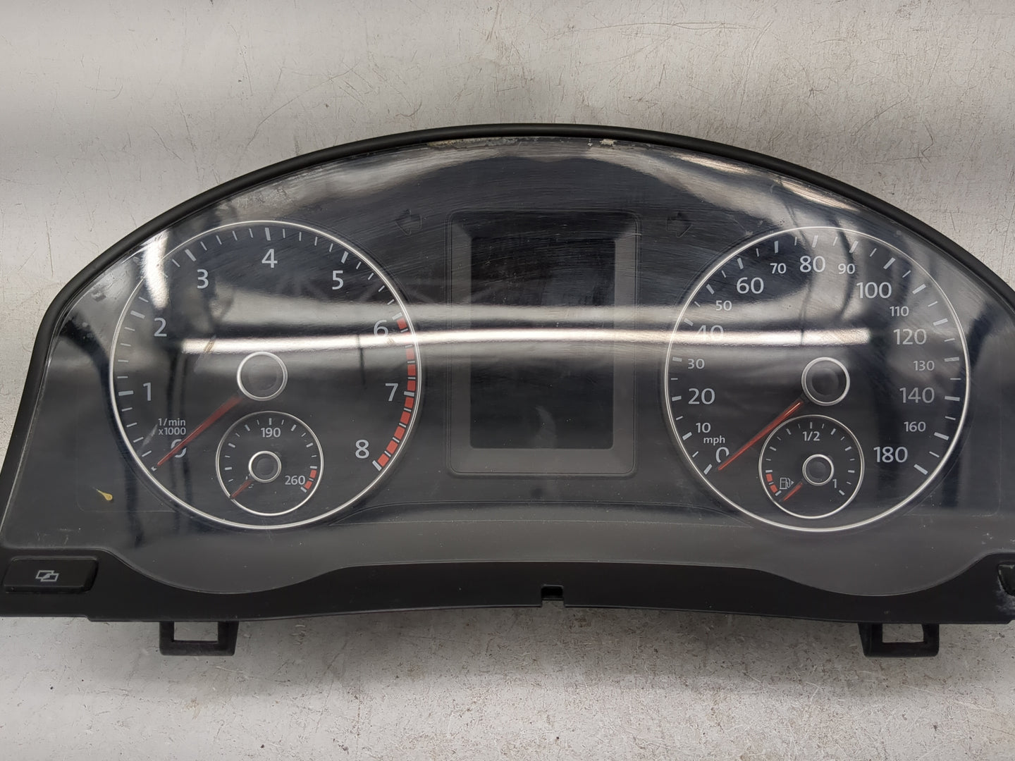 2010-2011 Volkswagen Eos Instrument Cluster Speedometer Gauges P/N:1K0035180AD 1Q0920975B Miles: Fits Fits 2010 2011 OEM Use