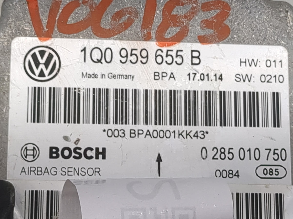 2007-2010 Volkswagen Eos Safety Restraint Srs Airbag Control Module 1502462 - Oemusedautoparts1.com