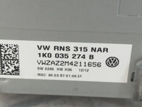 2012 Volkswagen Gli Radio AM FM Cd Player Receiver Replacement P/N:1K0 036 274 B Fits Fits 2013 2014 2015 2016 2017 OEM Used