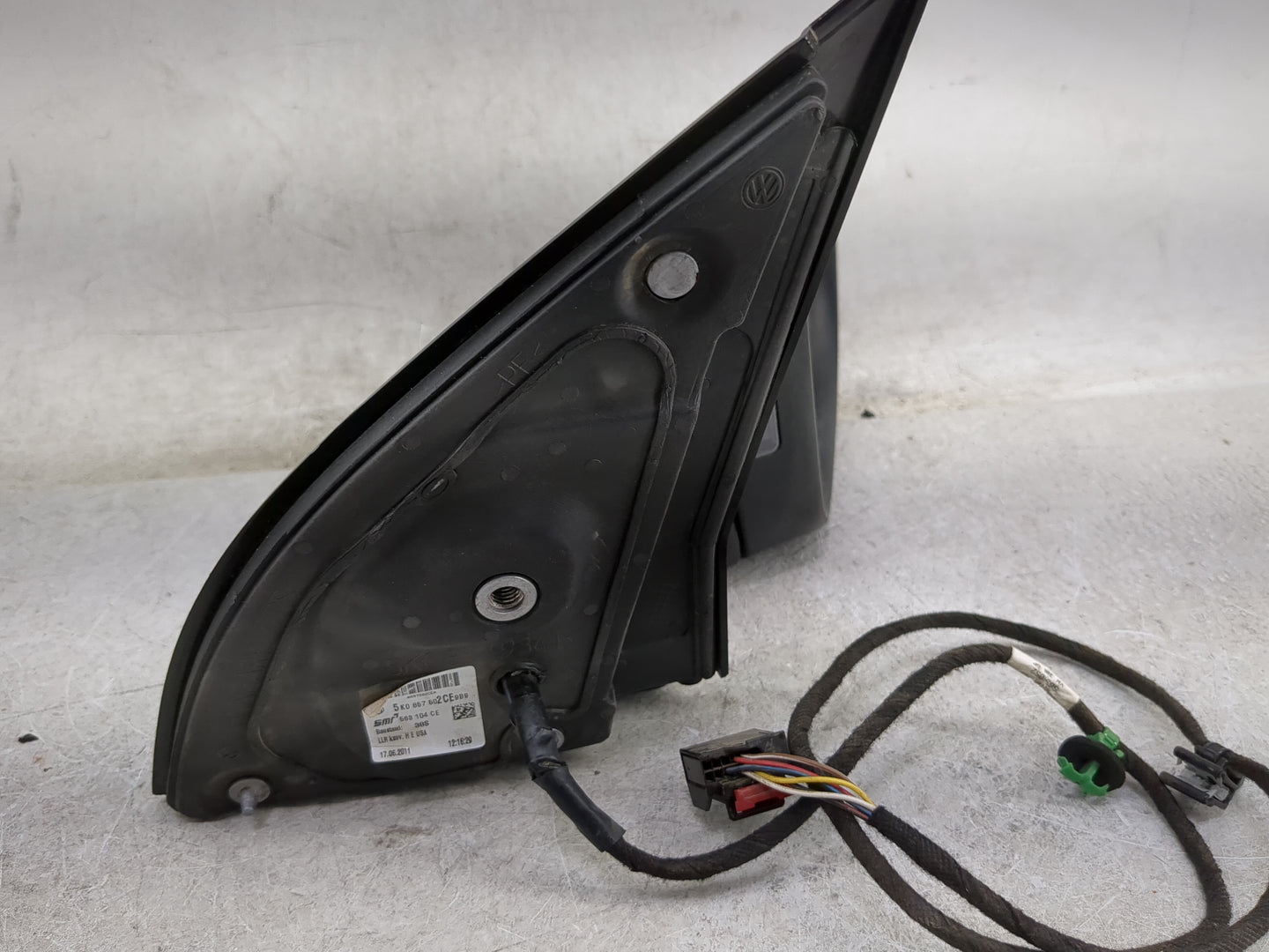 2012 Volkswagen Golf Driver Side View Mirror - Left Door Mirror OEM Used - Oemusedautoparts1.com