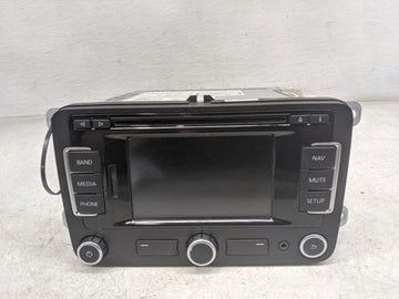 2012 Volkswagen Golf Gti Radio AM FM Cd Player Receiver Replacement P/N:1K0035274B VWZAZ2L8465621 Fits Fits 2013 2014 2015 2