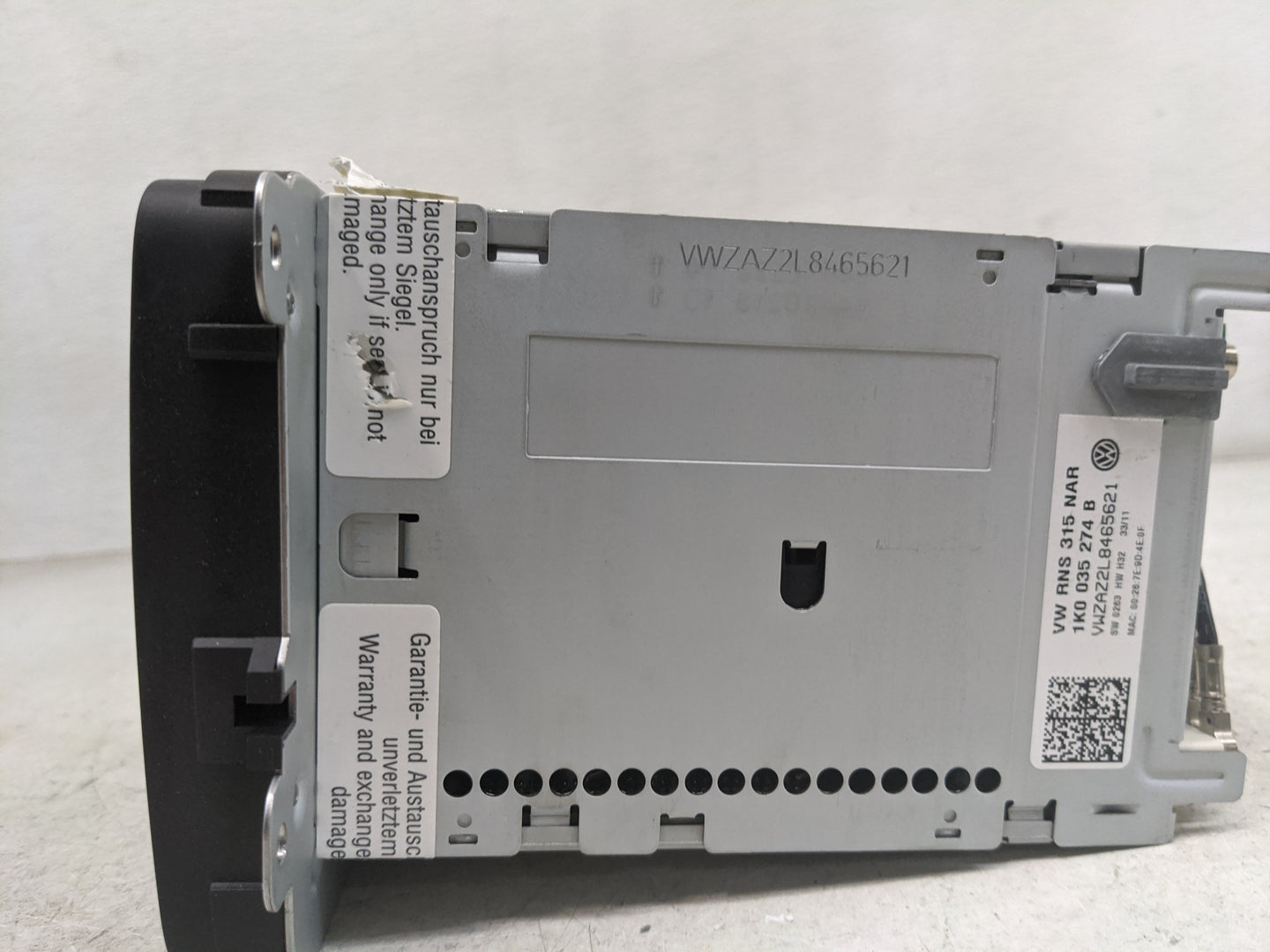 2012 Volkswagen Golf Gti Radio AM FM Cd Player Receiver Replacement P/N:1K0035274B VWZAZ2L8465621 Fits Fits 2013 2014 2015 2