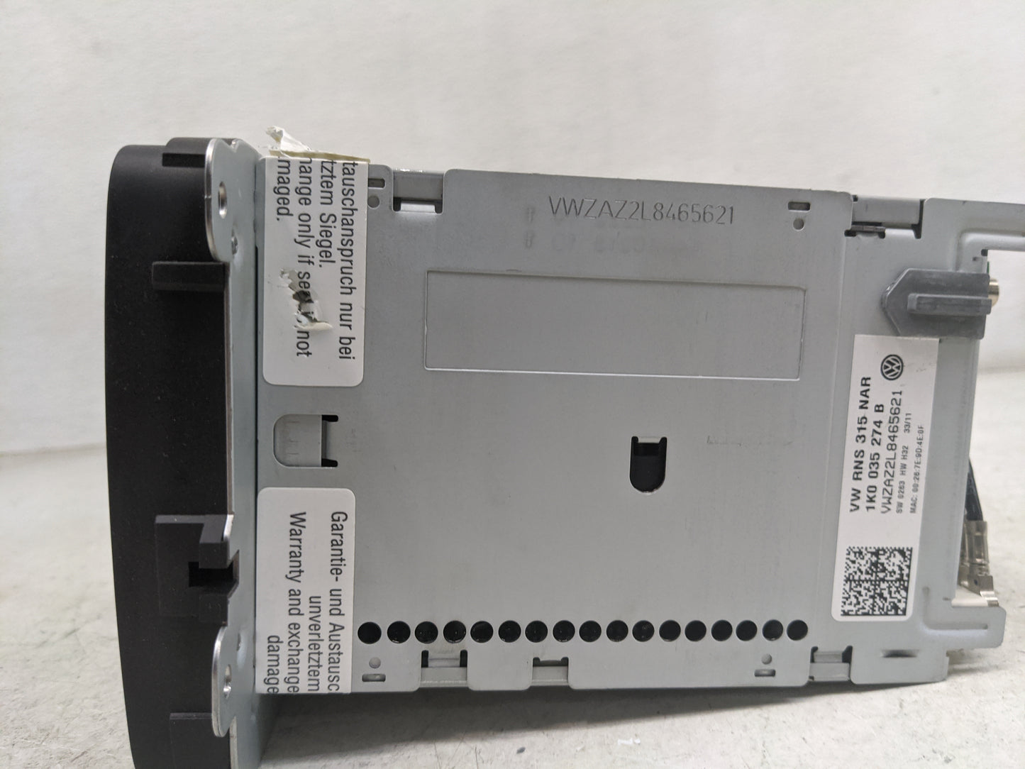 2012 Volkswagen Golf Gti Radio AM FM Cd Player Receiver Replacement P/N:1K0035274B VWZAZ2L8465621 Fits Fits 2013 2014 2015 2