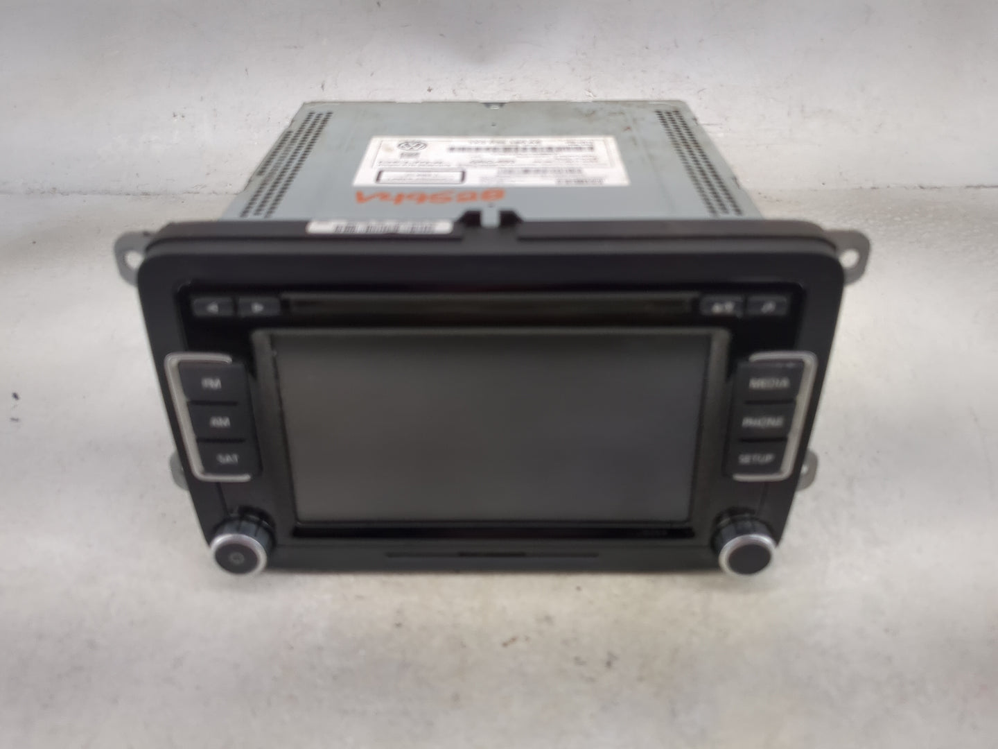2012 Volkswagen Golf Gti Radio AM FM Cd Player Receiver Replacement P/N:1K0035180AE 28321516 Fits Fits 2013 2014 OEM Used Au