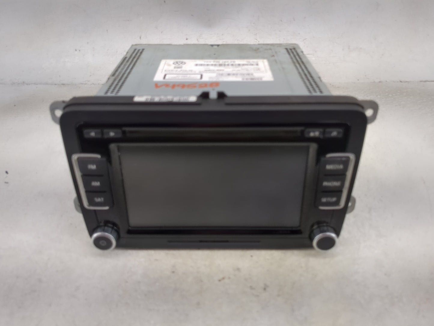 2012 Volkswagen Golf Gti Radio AM FM Cd Player Receiver Replacement P/N:1K0035180AE 28321516 Fits Fits 2013 2014 OEM Used Au
