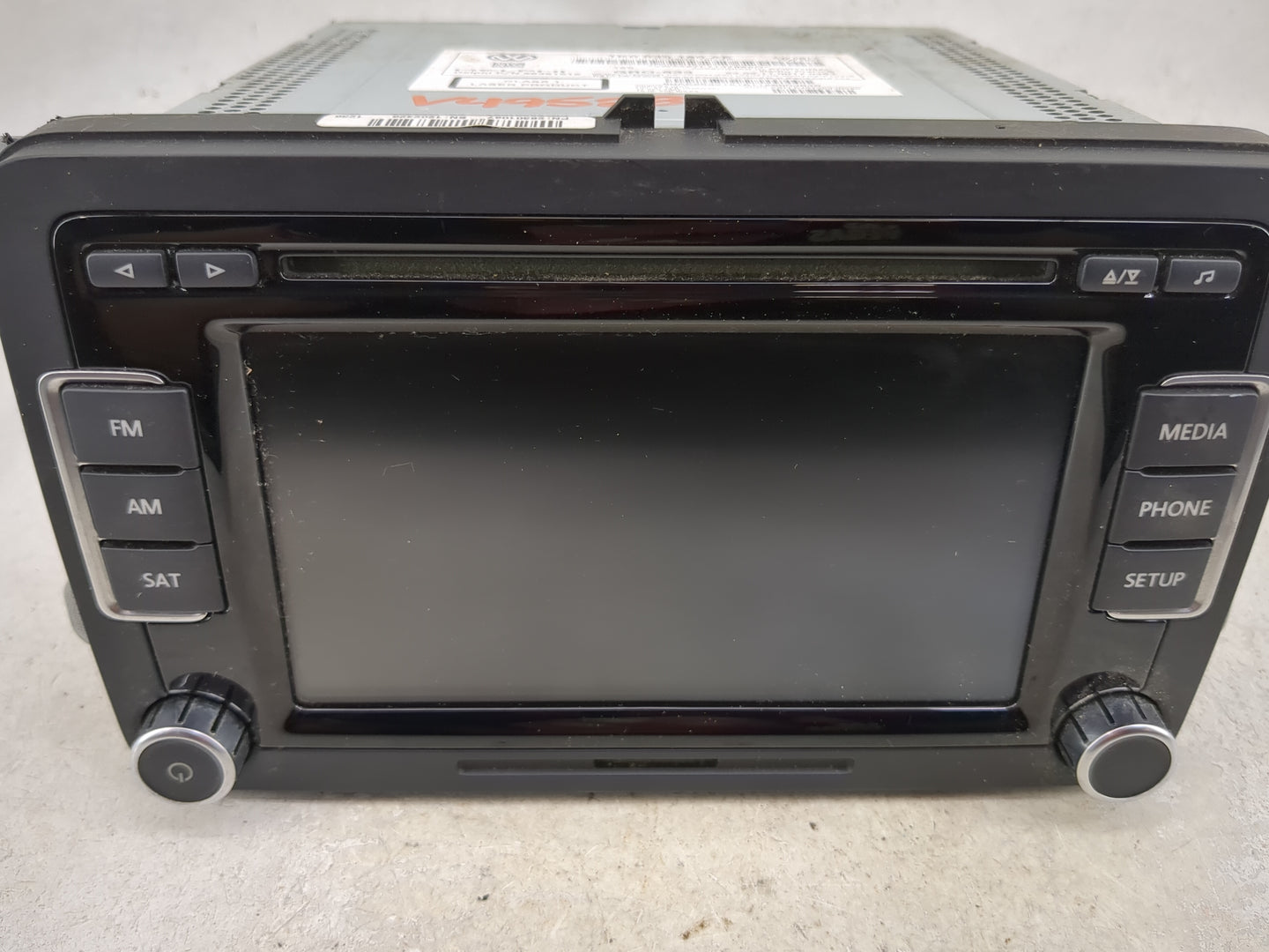 2012 Volkswagen Golf Gti Radio AM FM Cd Player Receiver Replacement P/N:1K0035180AE 28321516 Fits Fits 2013 2014 OEM Used Au