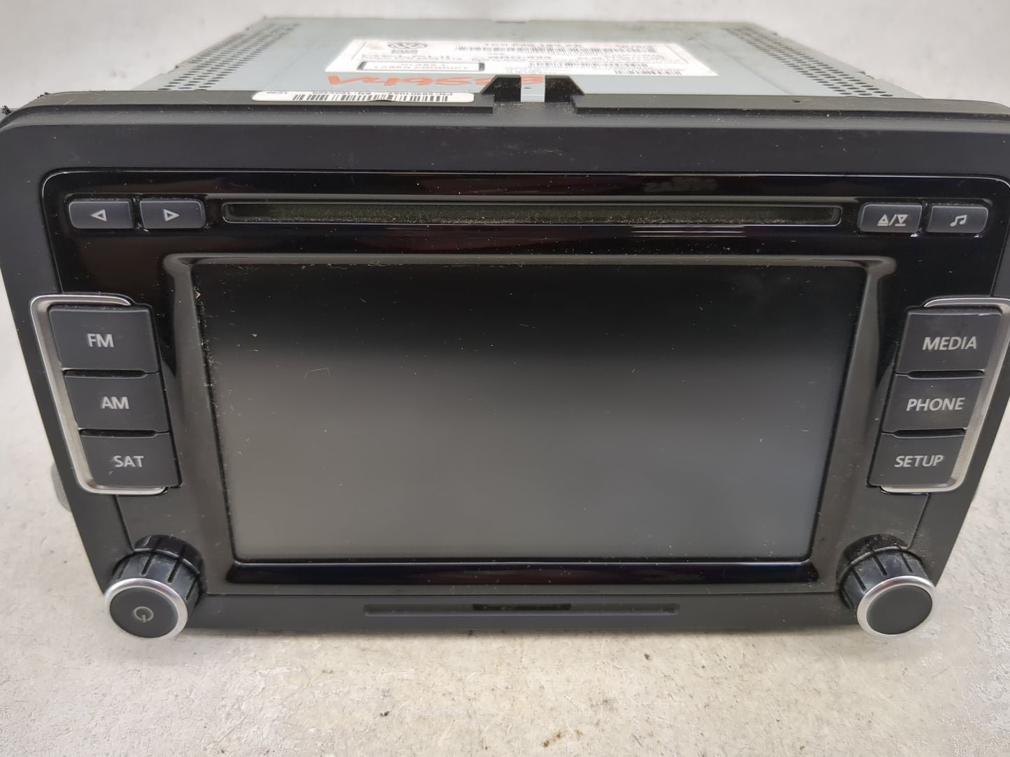 2012 Volkswagen Golf Gti Radio AM FM Cd Player Receiver Replacement P/N:1K0035180AE 28321516 Fits Fits 2013 2014 OEM Used Au