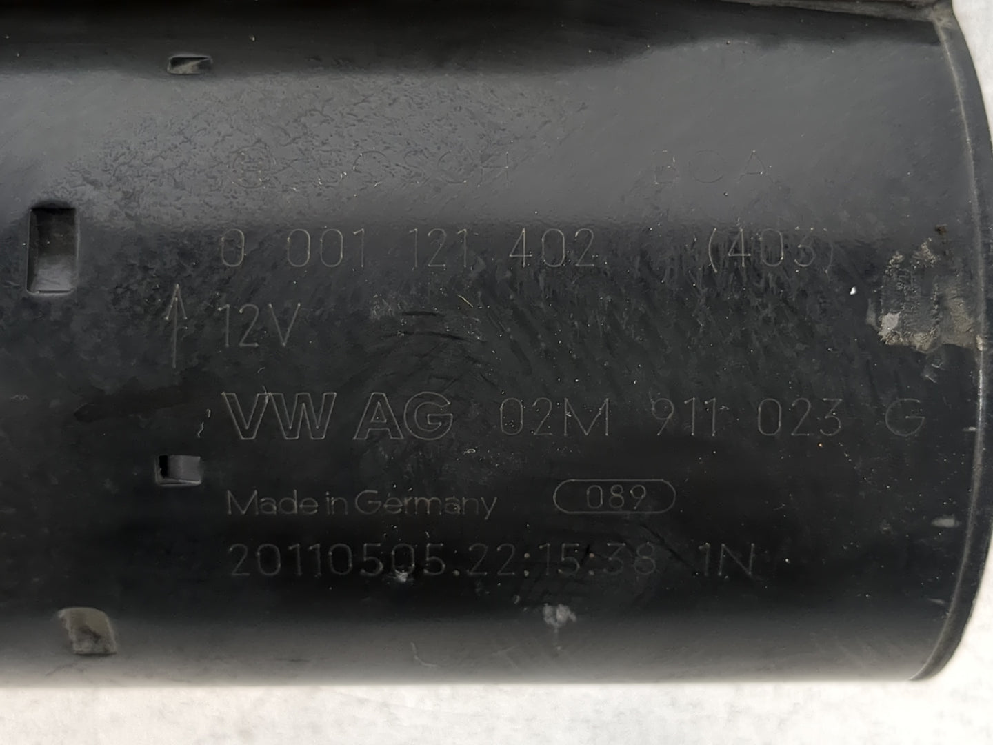2006-2016 Volkswagen Jetta Car Starter Motor Solenoid OEM P/N:02E 911 023 20150304 Fits OEM Used Auto Parts - Oemusedautopar
