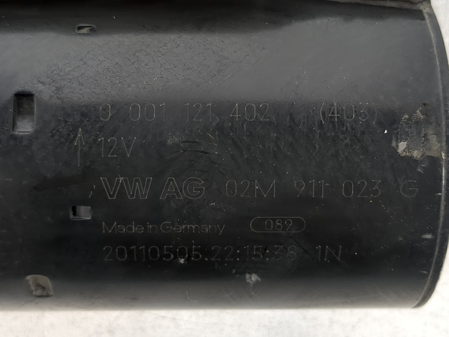 2006-2016 Volkswagen Jetta Car Starter Motor Solenoid OEM P/N:02E 911 023 20150304 Fits OEM Used Auto Parts - Oemusedautopar