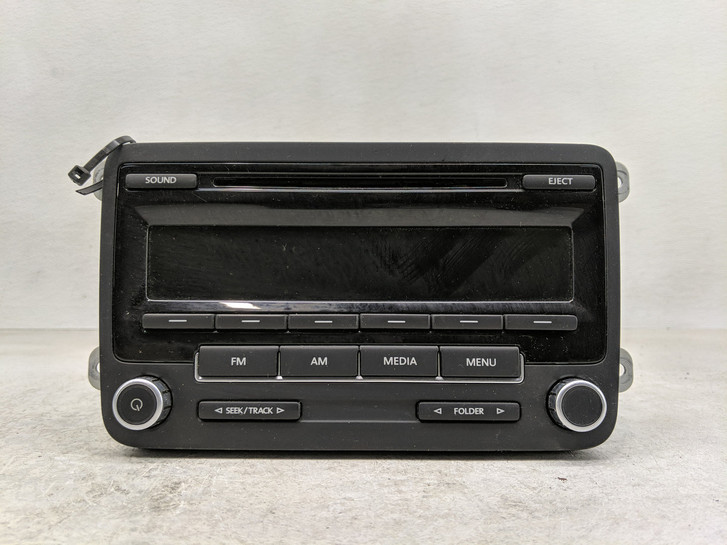 2012 Volkswagen Jetta Radio AM FM Cd Player Receiver Replacement P/N:1K0 035 164 D Fits OEM Used Auto Parts - Oemusedautopar