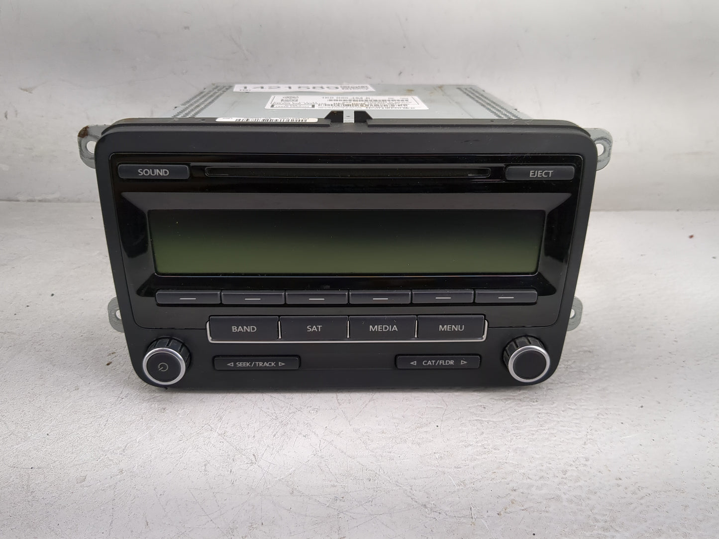 2012-2017 Volkswagen Jetta Radio AM FM Cd Player Receiver Replacement P/N:1K0 035 164 C 28305130 Fits OEM Used Auto Parts - 