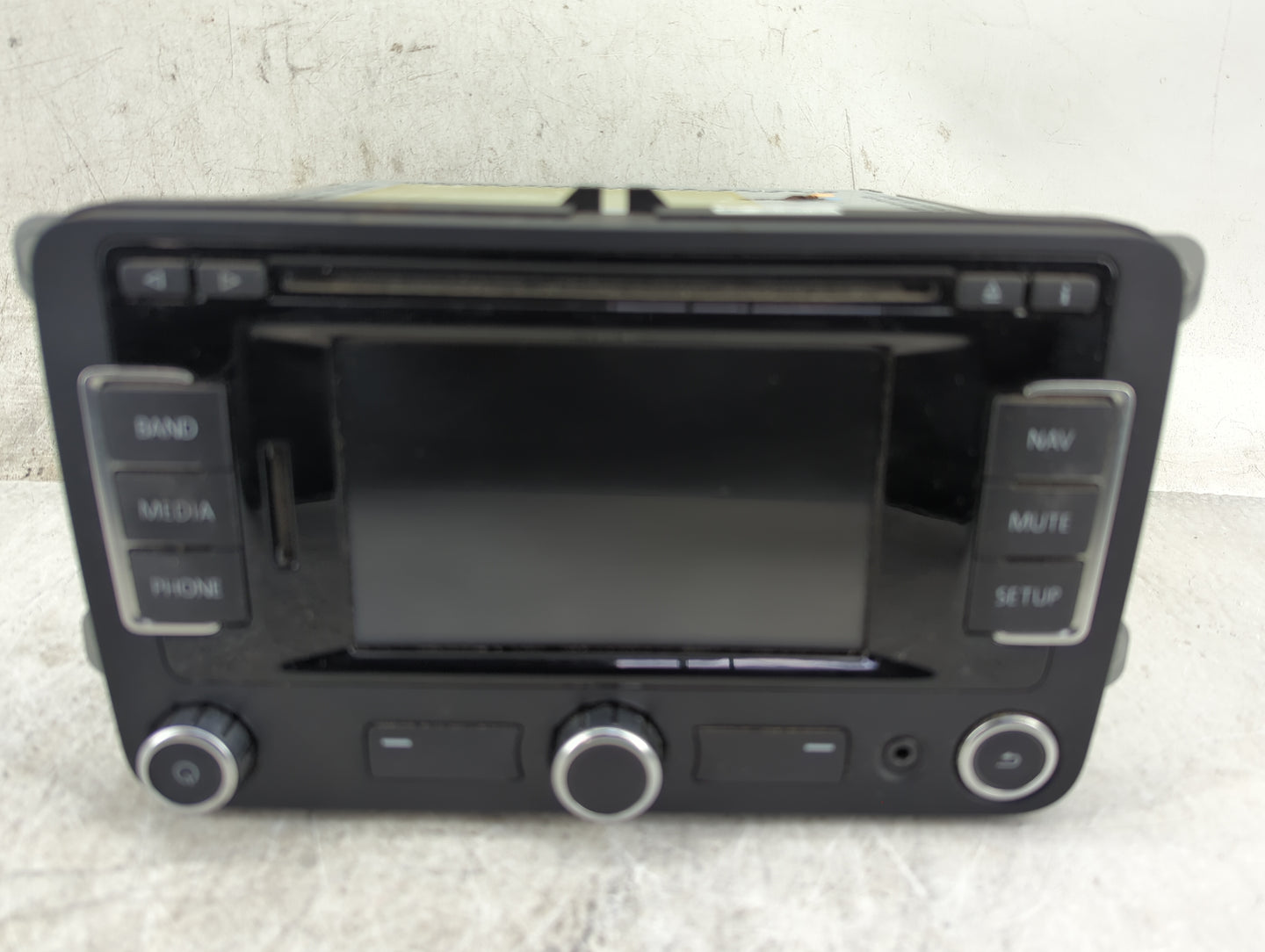 2012-2017 Volkswagen Jetta Radio AM FM Cd Player Receiver Replacement P/N:1K0035274B VWZ6Z2M4221224 Fits OEM Used Auto Parts