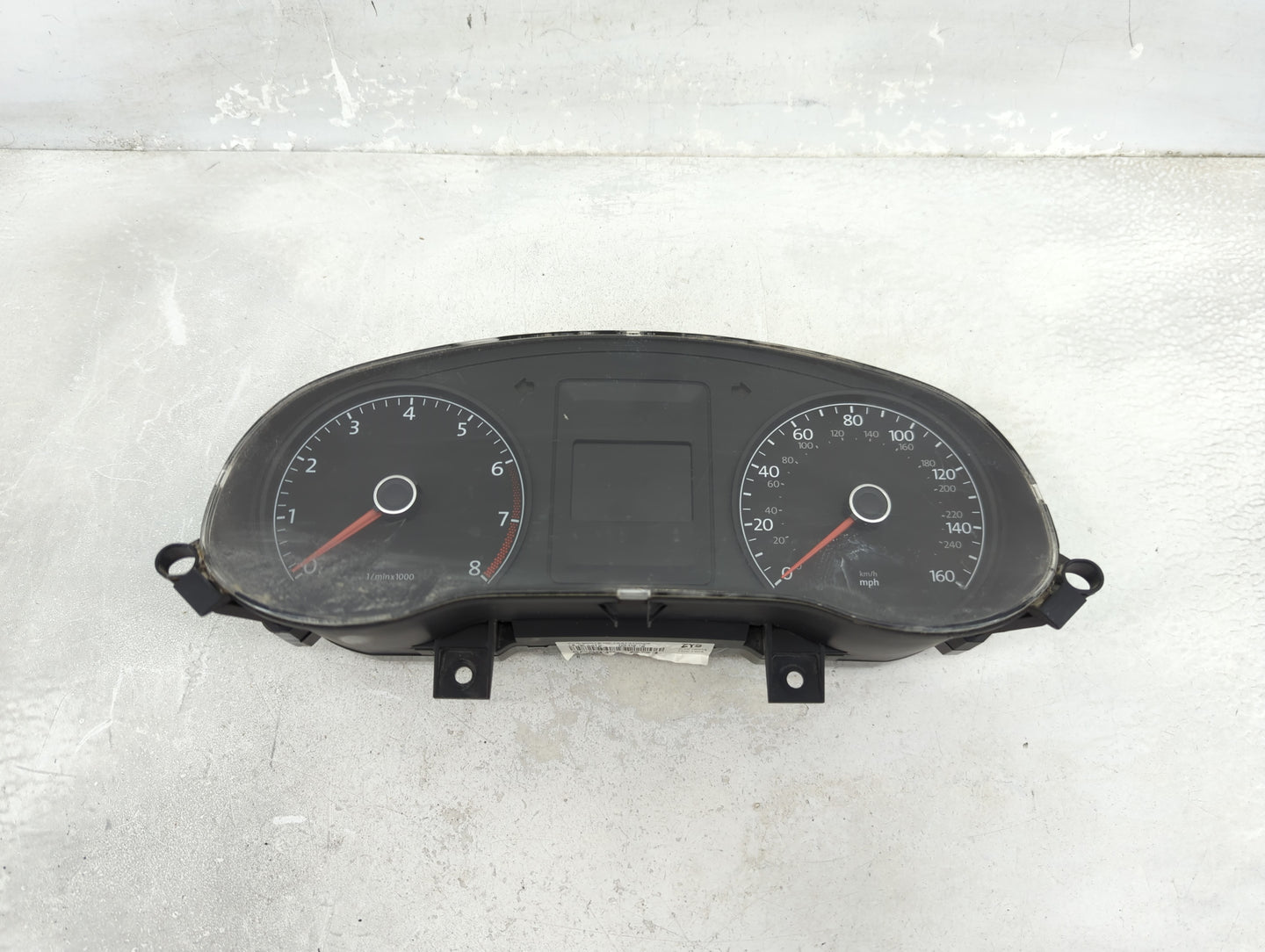 2012 Volkswagen Jetta Instrument Cluster Speedometer Gauges Fits OEM Used Auto Parts - Oemusedautoparts1.com