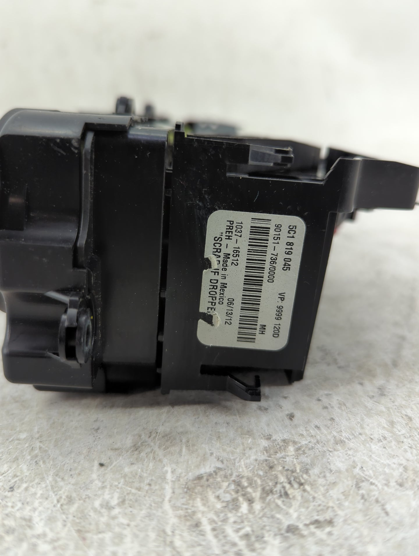 2011-2014 Volkswagen Jetta Climate Control Module Temperature AC/Heater Replacement P/N:5C1 819 045 Fits Fits 2011 2012 2013