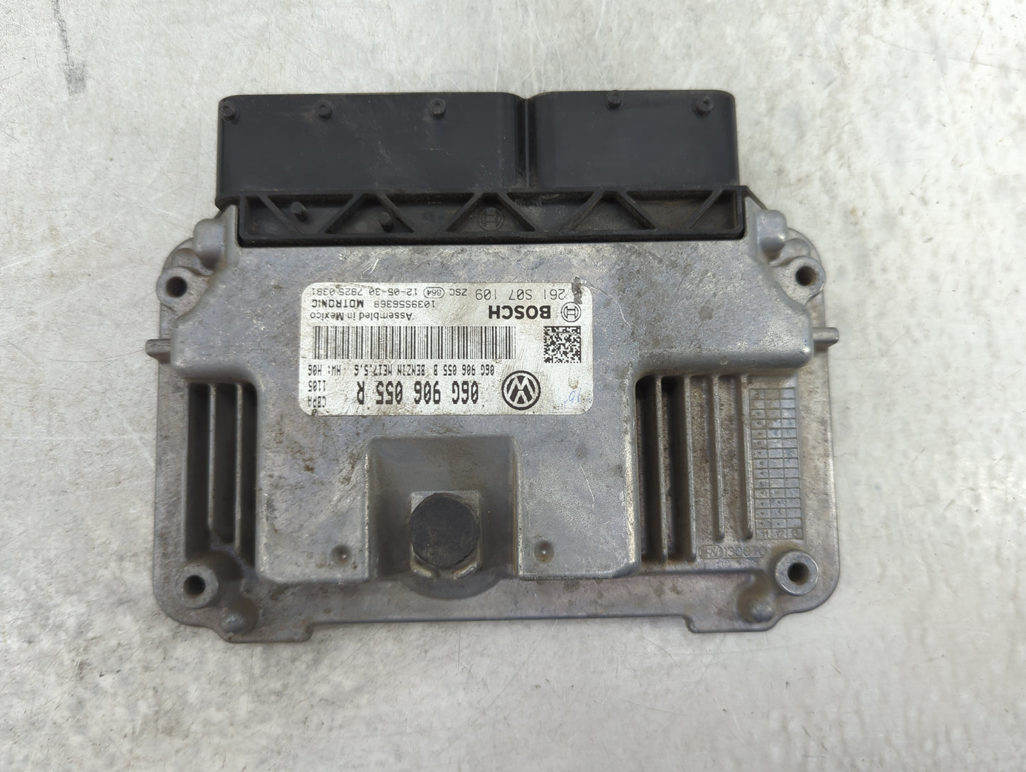 2011-2012 Volkswagen Jetta PCM Engine Control Computer ECU ECM PCU OEM P/N:06G906055R 06G906055B, 261S07109 Fits Fits 2011 2
