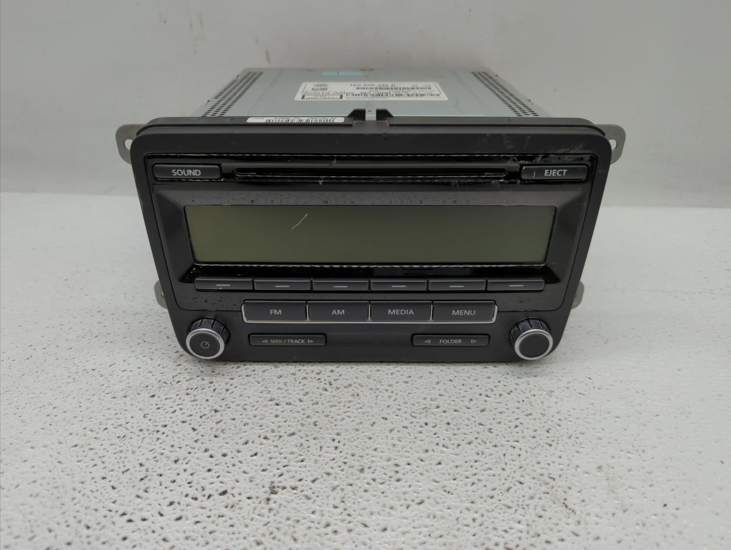 2011-2014 Volkswagen Jetta Radio AM FM Cd Player Receiver Replacement P/N:1K0 035 164 F 1K0035164D Fits OEM Used Auto Parts 
