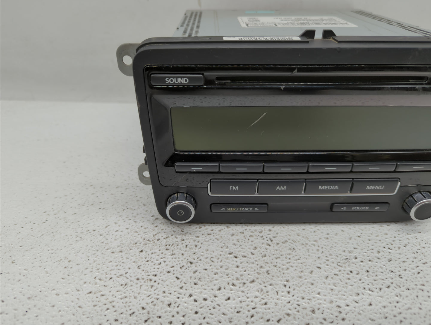 2011-2014 Volkswagen Jetta Radio AM FM Cd Player Receiver Replacement P/N:1K0 035 164 F 1K0035164D Fits OEM Used Auto Parts 