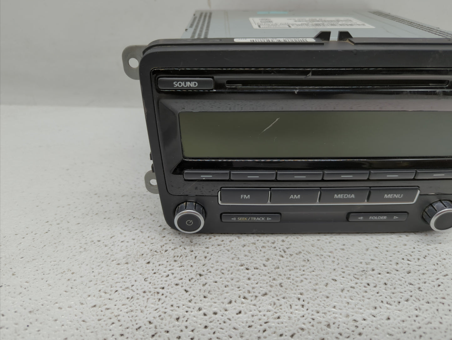 2011-2014 Volkswagen Jetta Radio AM FM Cd Player Receiver Replacement P/N:1K0 035 164 F 1K0035164D Fits OEM Used Auto Parts 