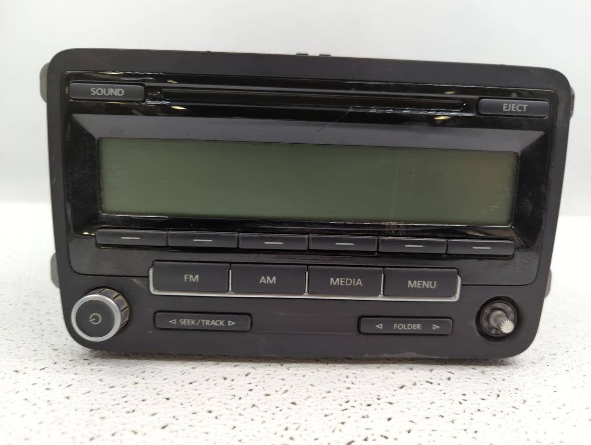 2011-2014 Volkswagen Jetta Radio AM FM Cd Player Receiver Replacement P/N:1K0 035 164 A 1K0035164D Fits OEM Used Auto Parts 