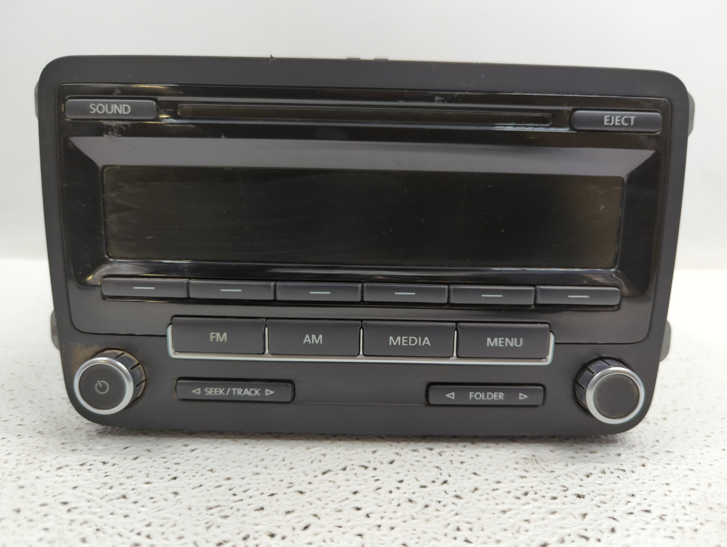 2011-2014 Volkswagen Jetta Radio AM FM Cd Player Receiver Replacement P/N:1K0035164D 1K0 035 164 D Fits OEM Used Auto Parts 
