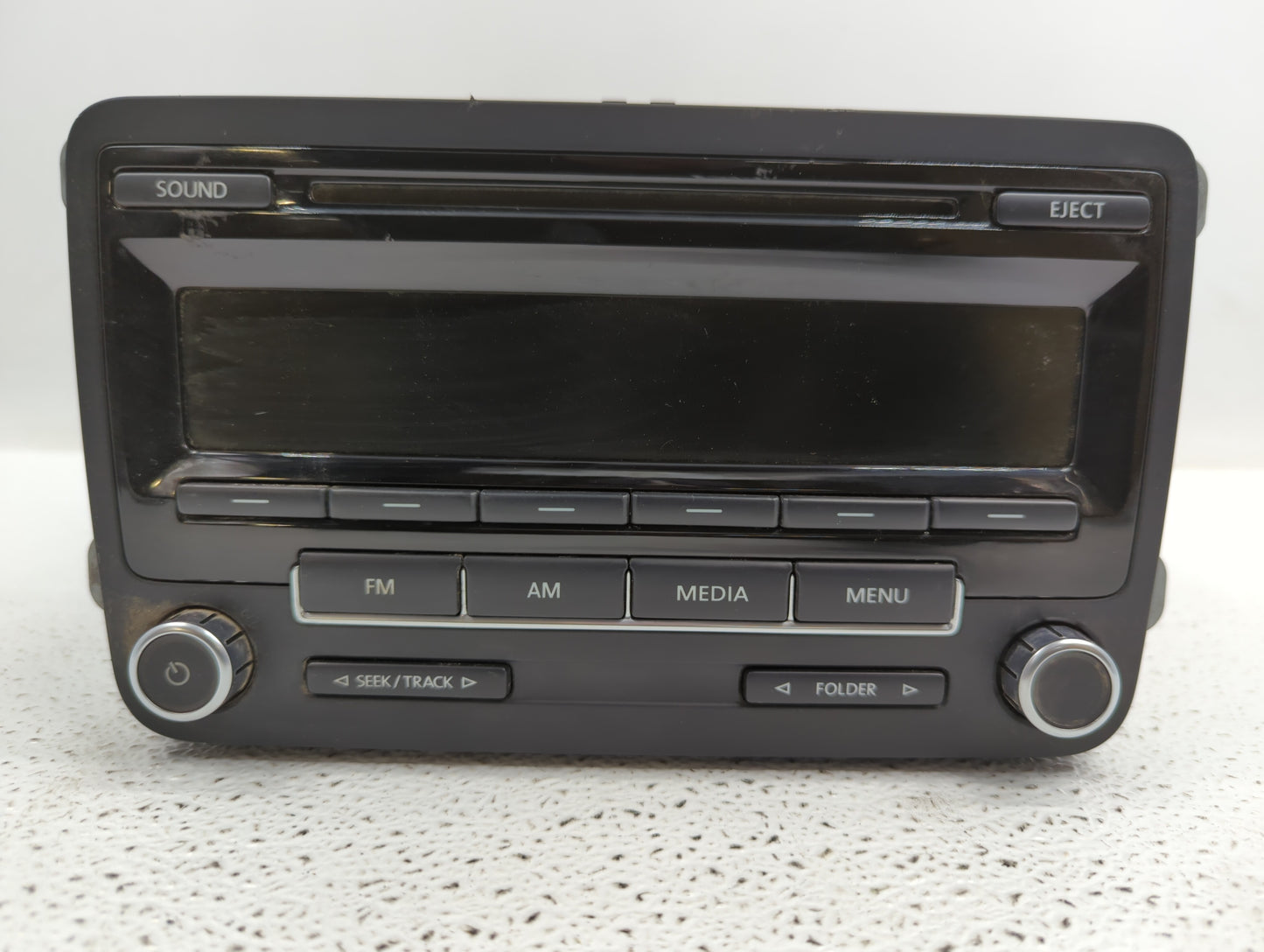 2011-2014 Volkswagen Jetta Radio AM FM Cd Player Receiver Replacement P/N:1K0035164D 1K0 035 164 D Fits OEM Used Auto Parts 