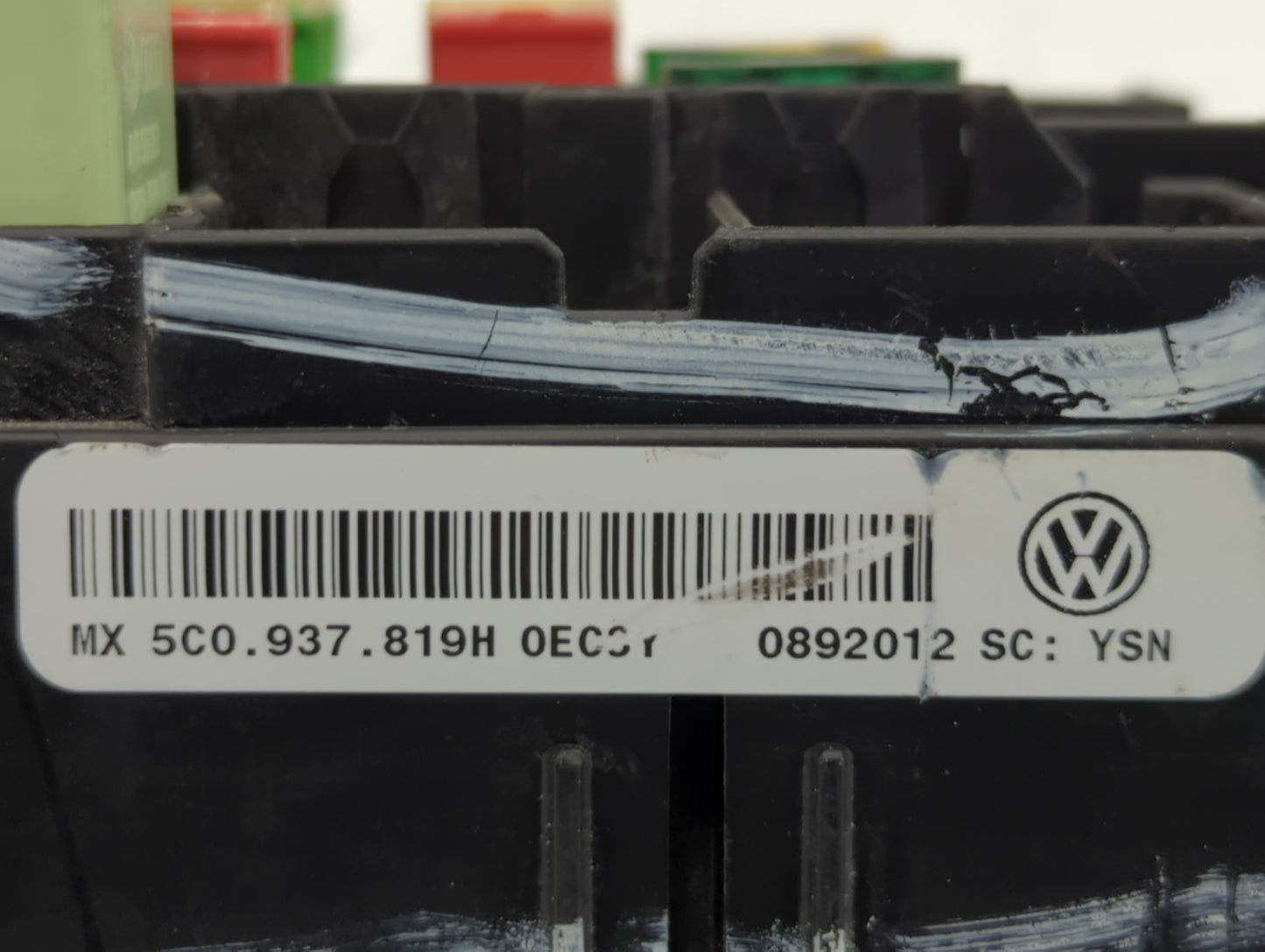 2010-2014 Volkswagen Jetta Fusebox Fuse Box Panel Relay Module P/N:819H 0ECSY 0892012 Fits OEM Used Auto Parts - Oemusedauto