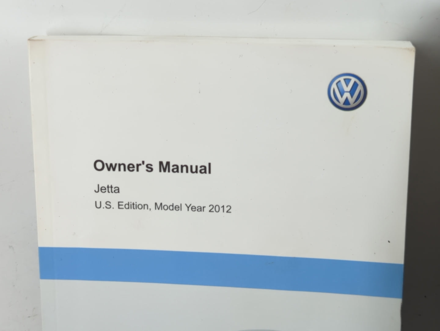 2012 Volkswagen Jetta Owners Manual Book Guide OEM Used Auto Parts - Oemusedautoparts1.com