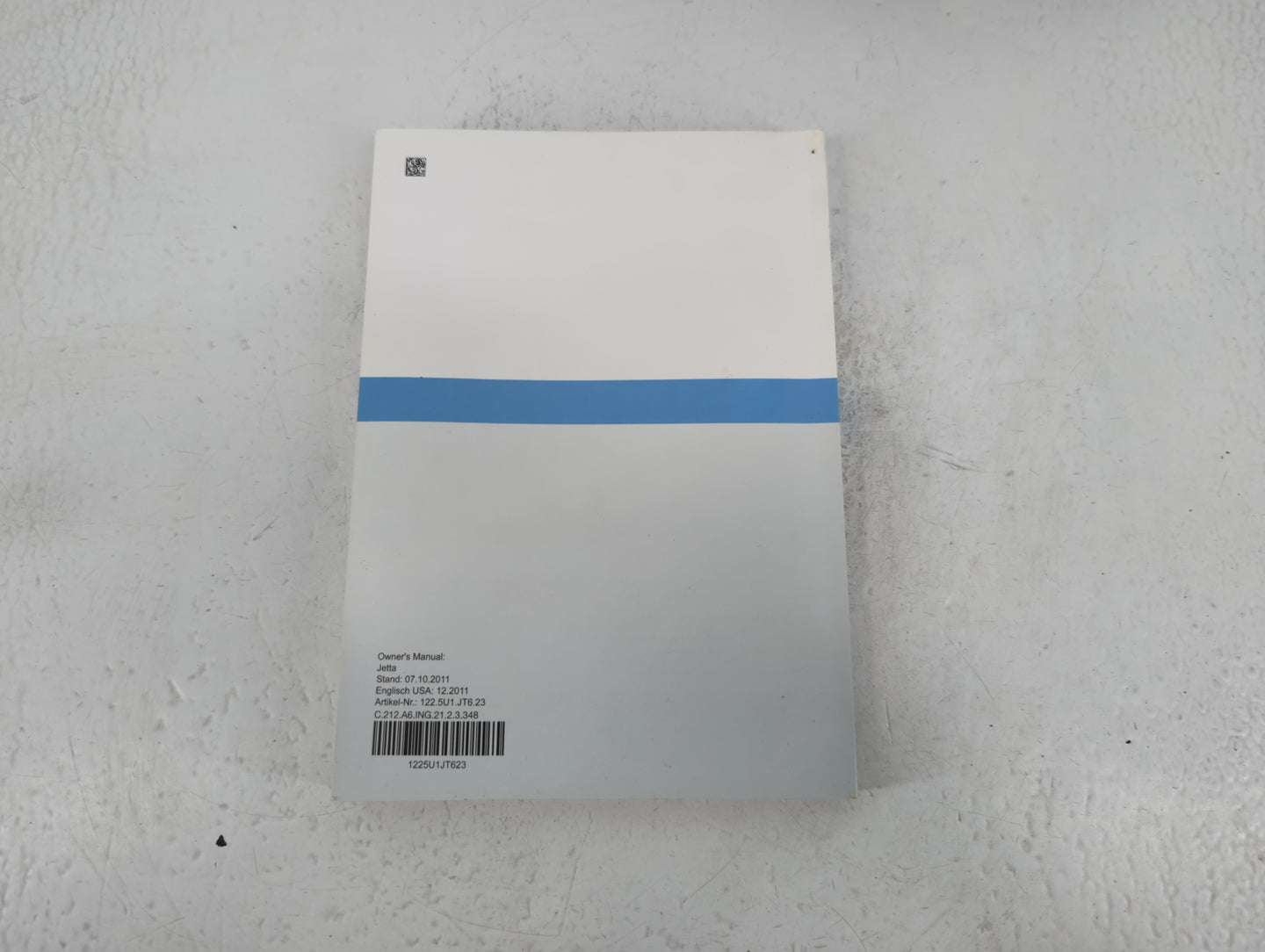2012 Volkswagen Jetta Owners Manual Book Guide OEM Used Auto Parts - Oemusedautoparts1.com