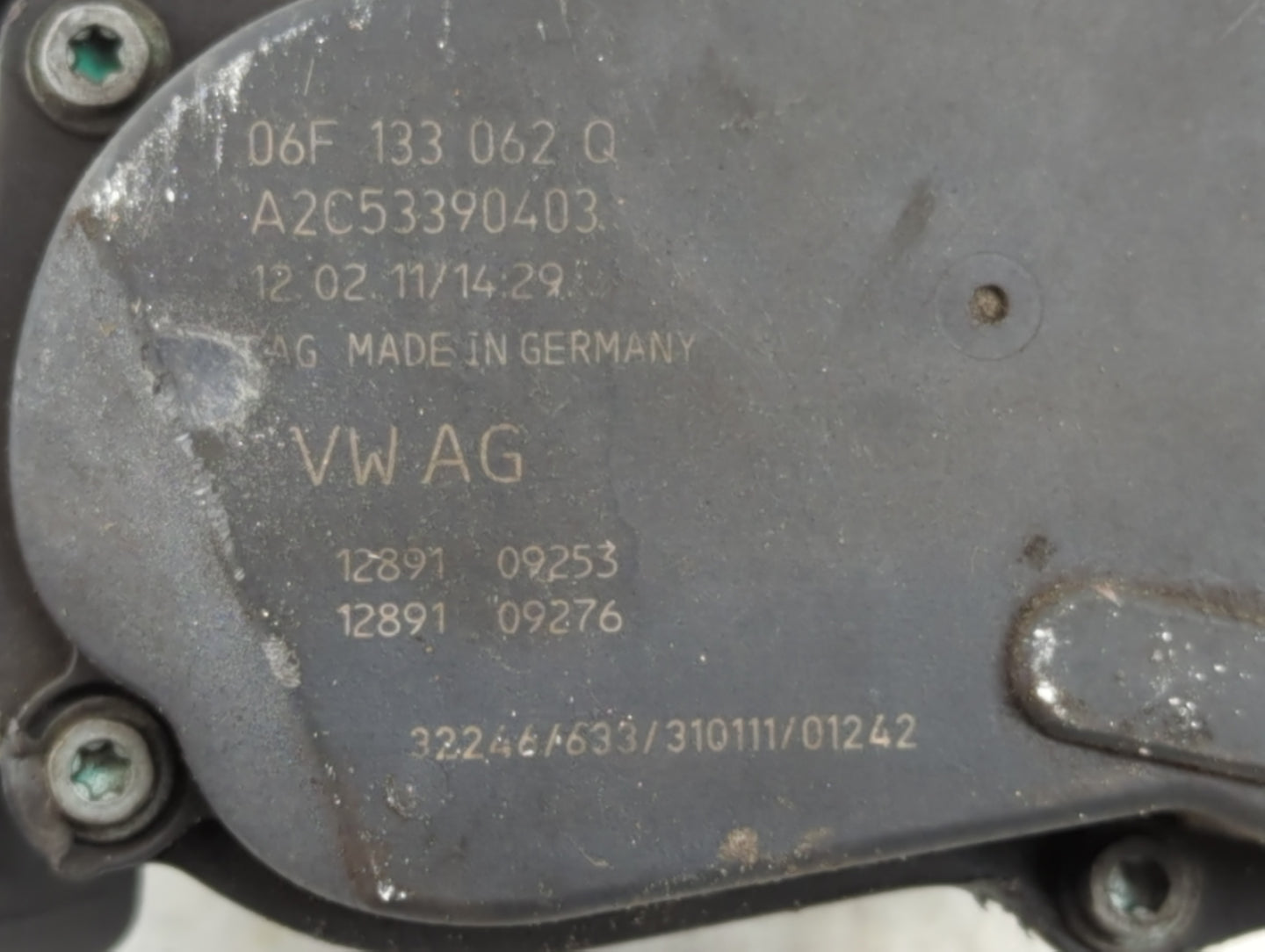 2006-2019 Volkswagen Jetta Throttle Body P/N:A2C53390403 06F 133 062 Q Fits OEM Used Auto Parts - Oemusedautoparts1.com