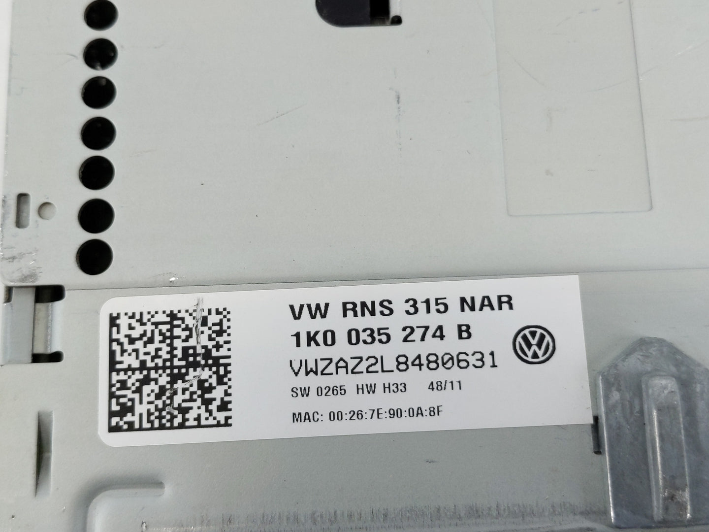 2013-2014 Volkswagen Passat Radio AM FM Cd Player Receiver Replacement P/N:1K0 035 274 B Fits Fits 2012 2013 2014 2015 2016 