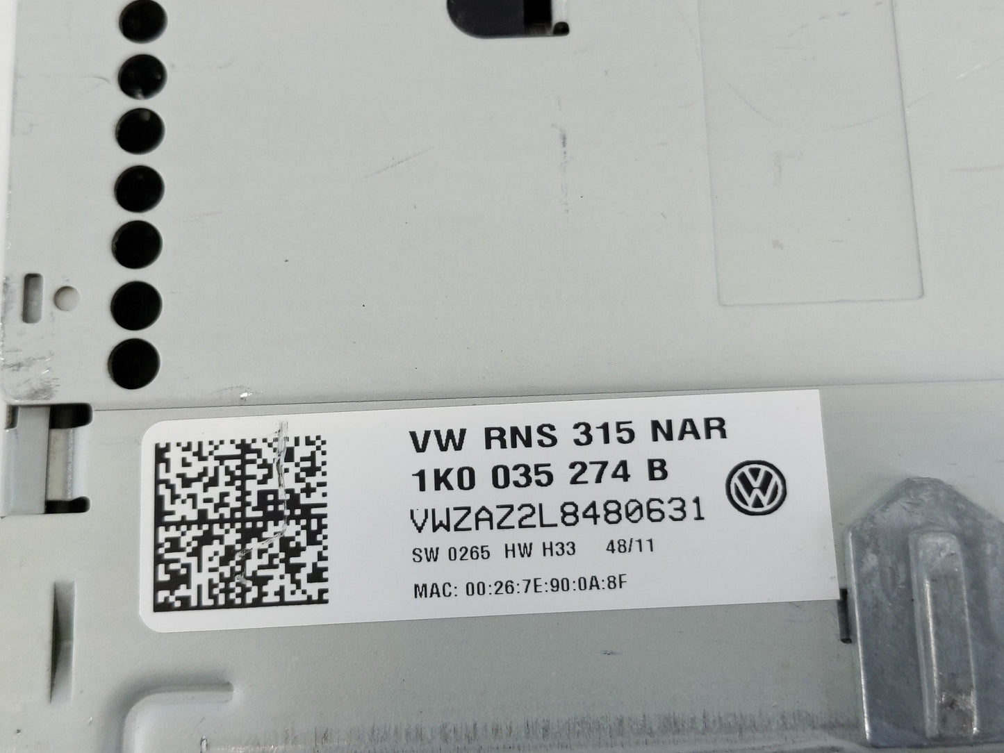 2013-2014 Volkswagen Passat Radio AM FM Cd Player Receiver Replacement P/N:1K0 035 274 B Fits Fits 2012 2013 2014 2015 2016 