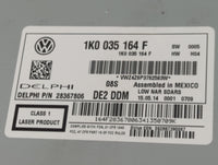 2012-2015 Volkswagen Passat Radio AM FM Cd Player Receiver Replacement P/N:28367806 1K0 035 164 F Fits OEM Used Auto Parts -