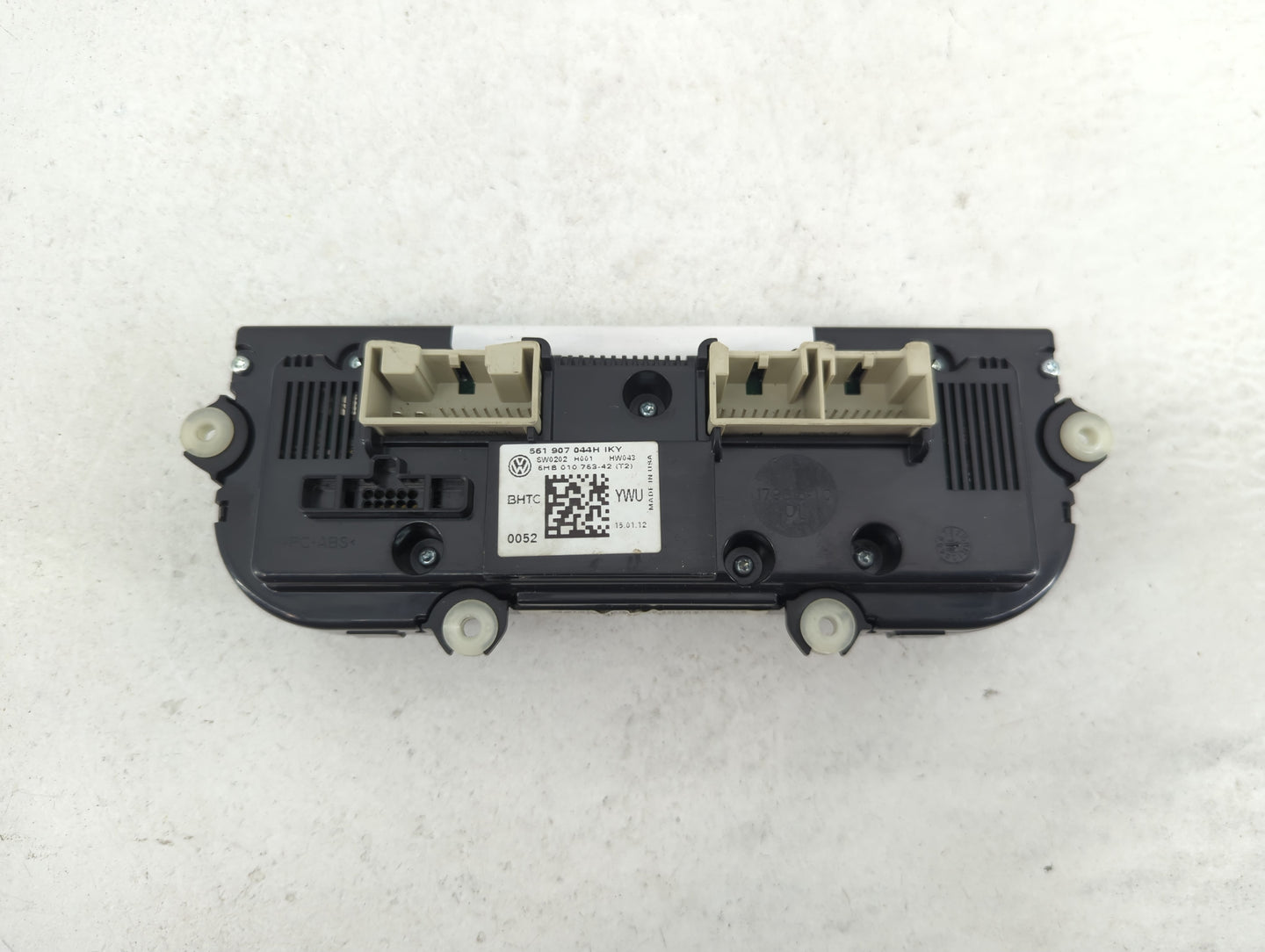 2012 Volkswagen Passat Climate Control Module Temperature AC/Heater Replacement P/N:561907044H 5HB01076342, 6HB01076342 Fits