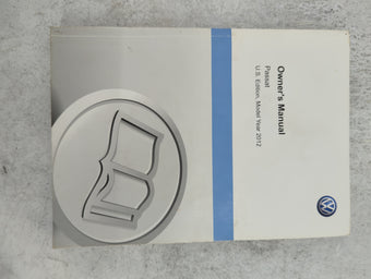 compare product 2012 Volkswagen Passat Owners Manual Book Guide P/N:123.5U1.NMS.23 1235U1NMS23 OEM Used Auto Parts