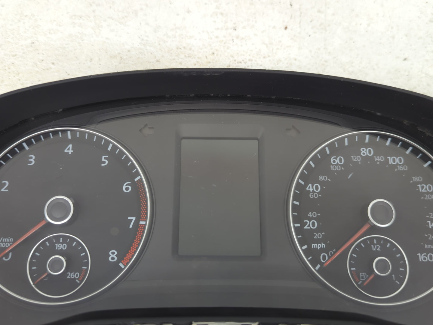2012 Volkswagen Passat Instrument Cluster Speedometer Gauges P/N:561920970B Miles: Fits OEM Used Auto Parts - Oemusedautopar
