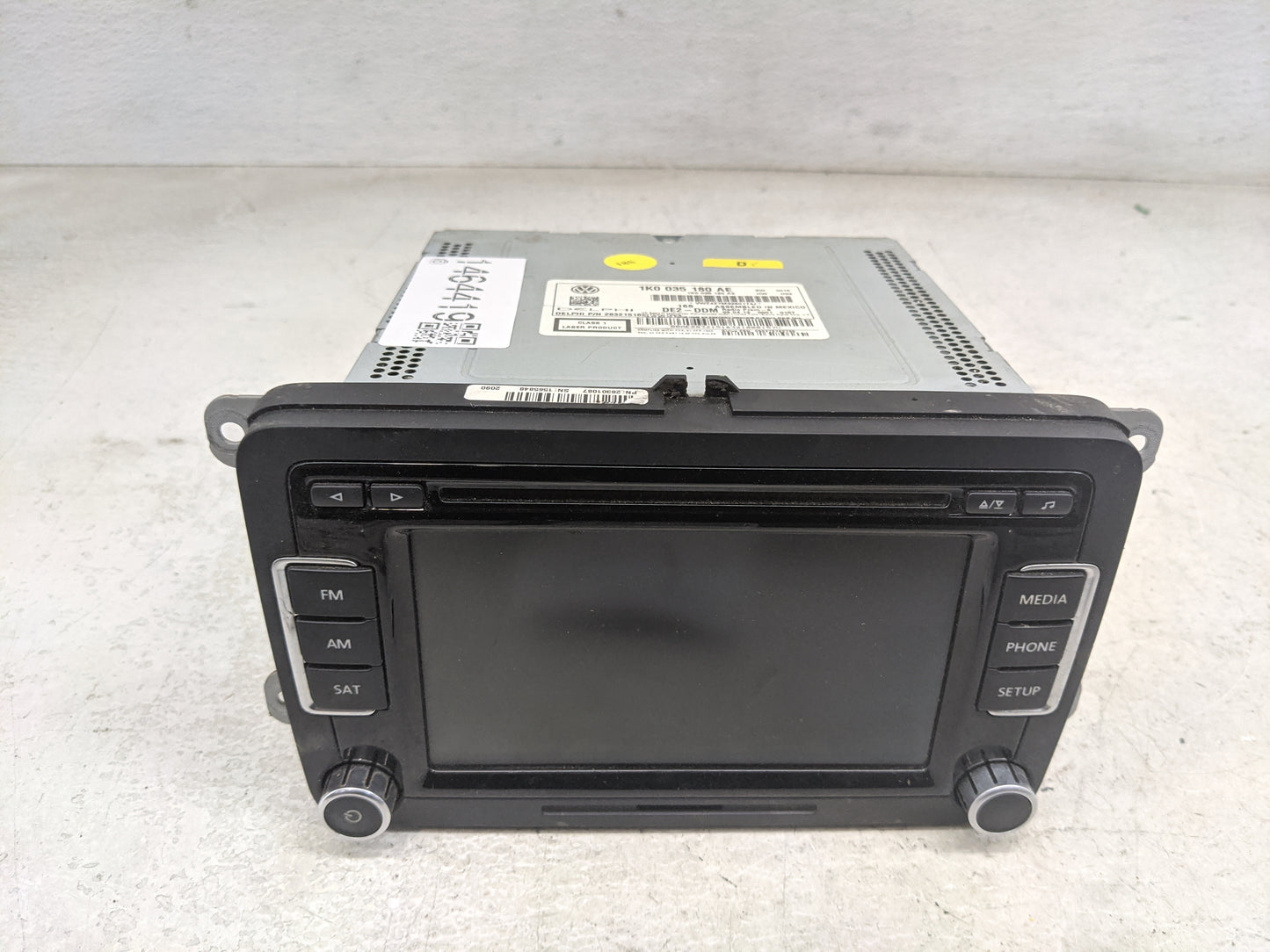 2012-2015 Volkswagen Passat Radio AM FM Cd Player Receiver Replacement P/N:1K0035180AE 28321516 Fits Fits 2012 2013 2014 201