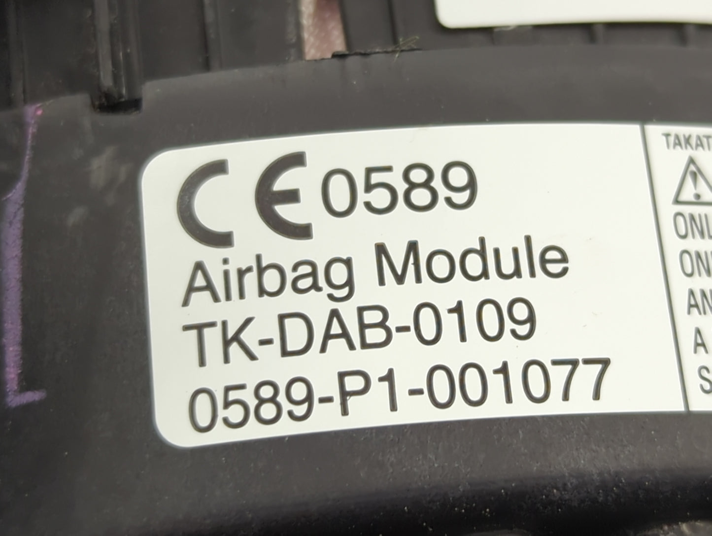 2012-2015 Volkswagen Passat Air Bag Driver Left Steering Wheel Mounted - Oemusedautoparts1.com