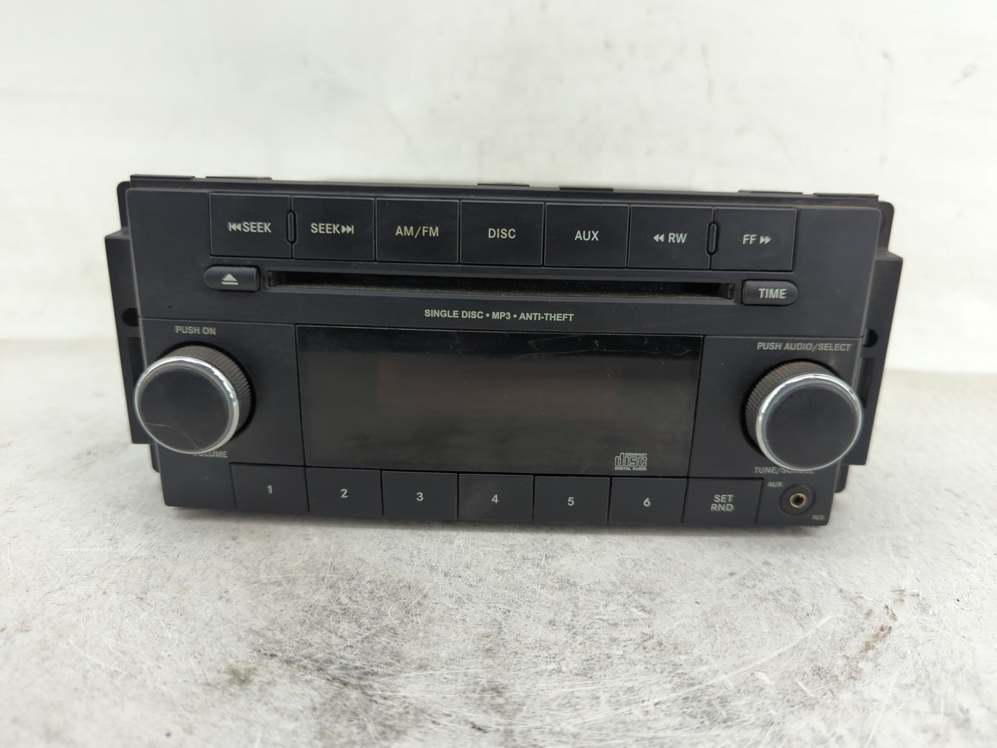 2012-2014 Volkswagen Routan Radio AM FM Cd Player Receiver Replacement P/N:P05091199AB Fits Fits 2012 2013 2014 OEM Used Aut