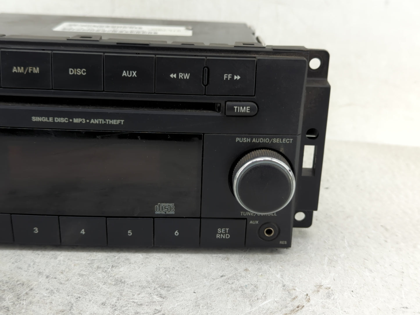 2012-2014 Volkswagen Routan Radio AM FM Cd Player Receiver Replacement P/N:P05091199AB Fits Fits 2012 2013 2014 OEM Used Aut