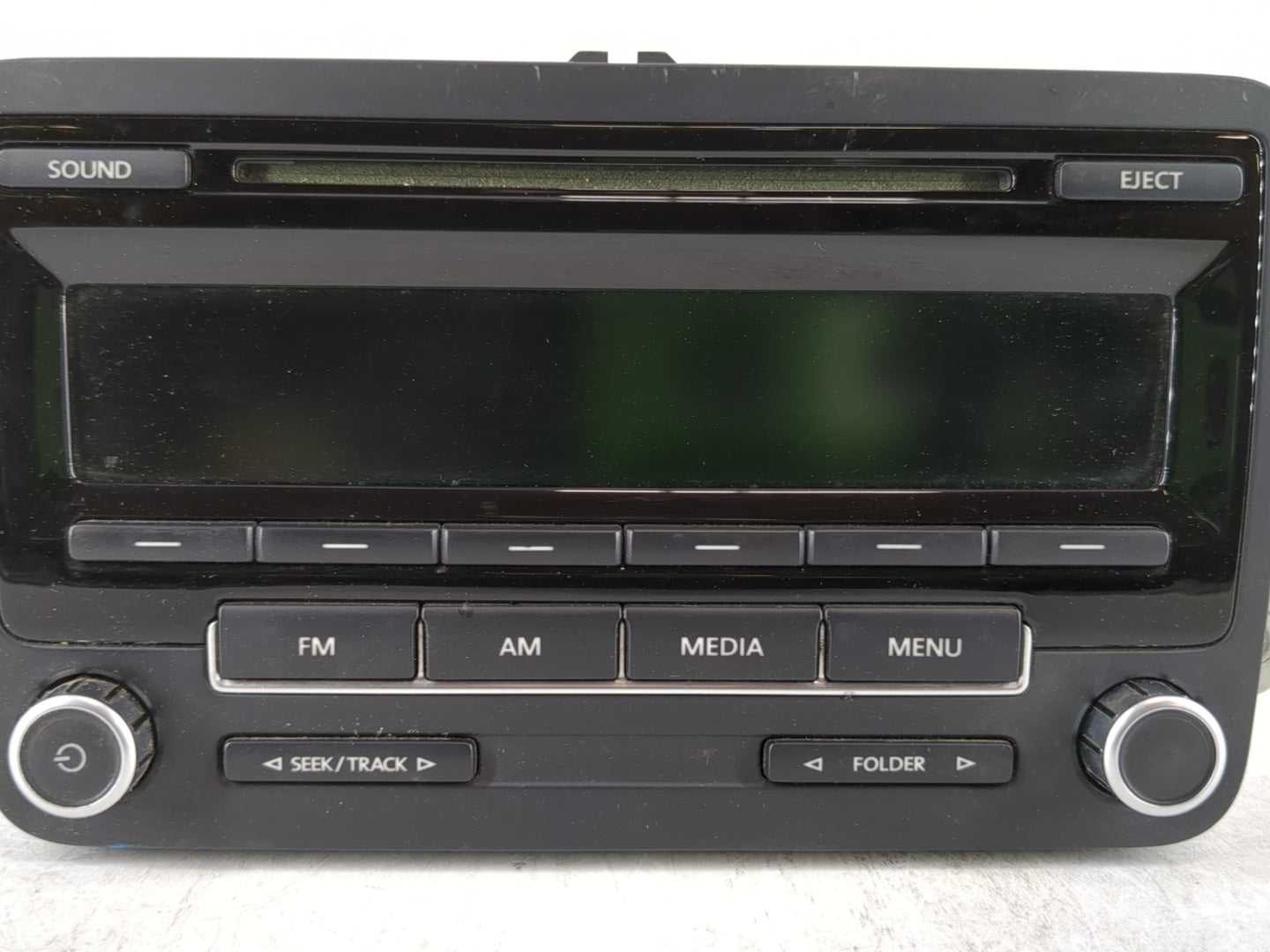 2009-2017 Volkswagen Tiguan Radio AM FM Cd Player Receiver Replacement P/N:5N0 035 164 D Fits OEM Used Auto Parts - Oemuseda