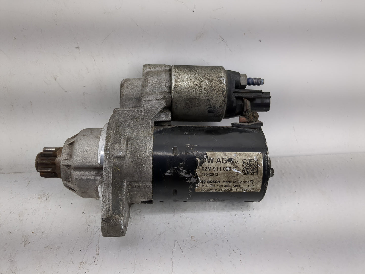 2009-2017 Volkswagen Tiguan Car Starter Motor Solenoid OEM P/N:02M 911 023 G Fits OEM Used Auto Parts - Oemusedautoparts1.co