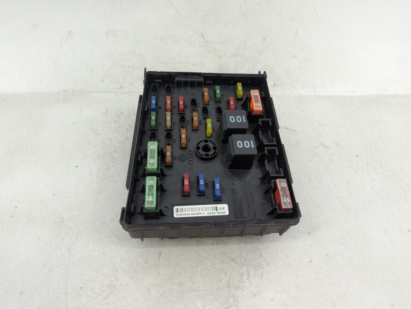 2012-2018 Volkswagen Tiguan Fusebox Fuse Box Panel Relay Module P/N:6358-0602 Fits OEM Used Auto Parts - Oemusedautoparts1.c