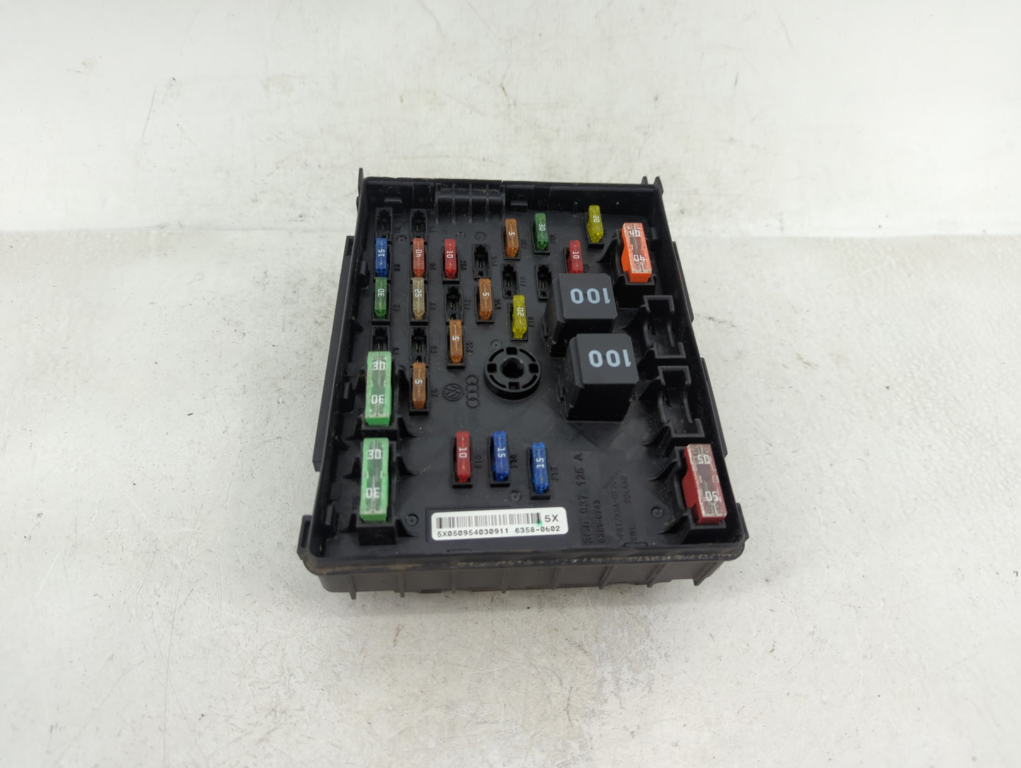 2012-2018 Volkswagen Tiguan Fusebox Fuse Box Panel Relay Module P/N:6358-0602 Fits OEM Used Auto Parts - Oemusedautoparts1.c