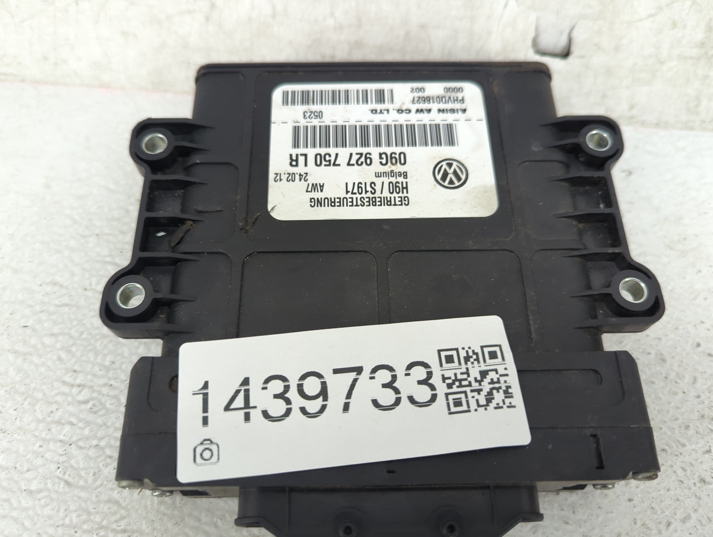 2012 Volkswagen Tiguan PCM Engine Control Computer ECU ECM PCU OEM P/N:09G927750LR PHVD018627, PHZA2202478 Fits OEM Used Aut