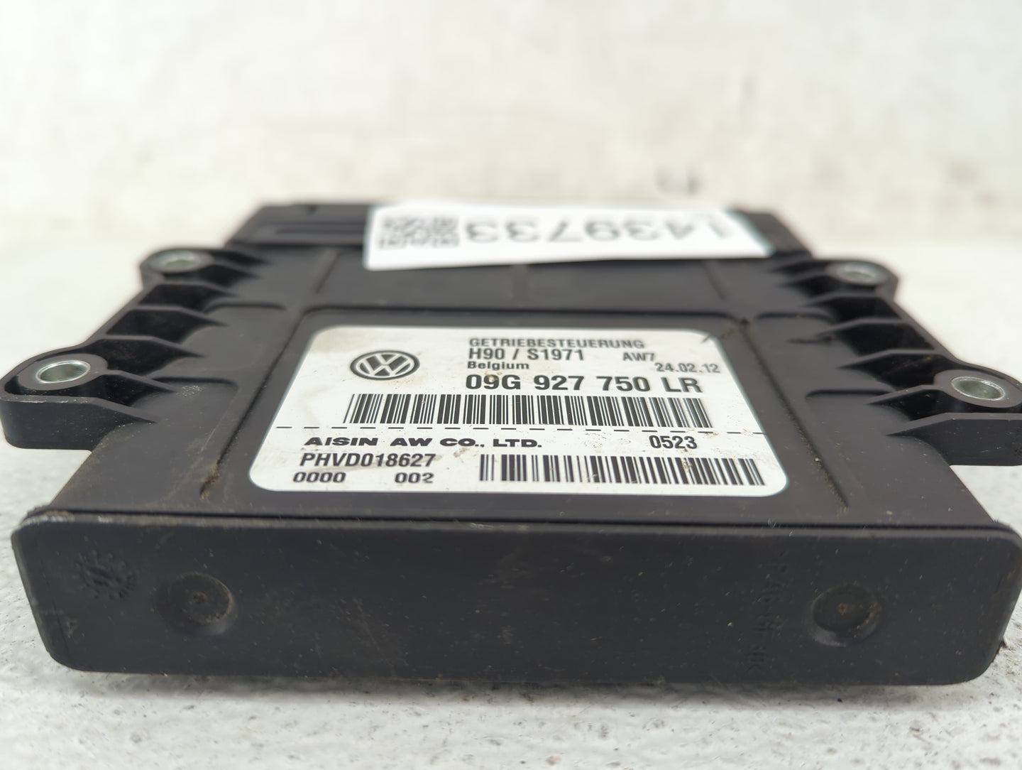 2012 Volkswagen Tiguan PCM Engine Control Computer ECU ECM PCU OEM P/N:09G927750LR PHVD018627, PHZA2202478 Fits OEM Used Aut