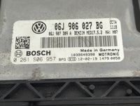 2012 Volkswagen Tiguan PCM Engine Control Computer ECU ECM PCU OEM P/N:06J906027BG 0261S06957, 06J907309A Fits OEM Used Auto
