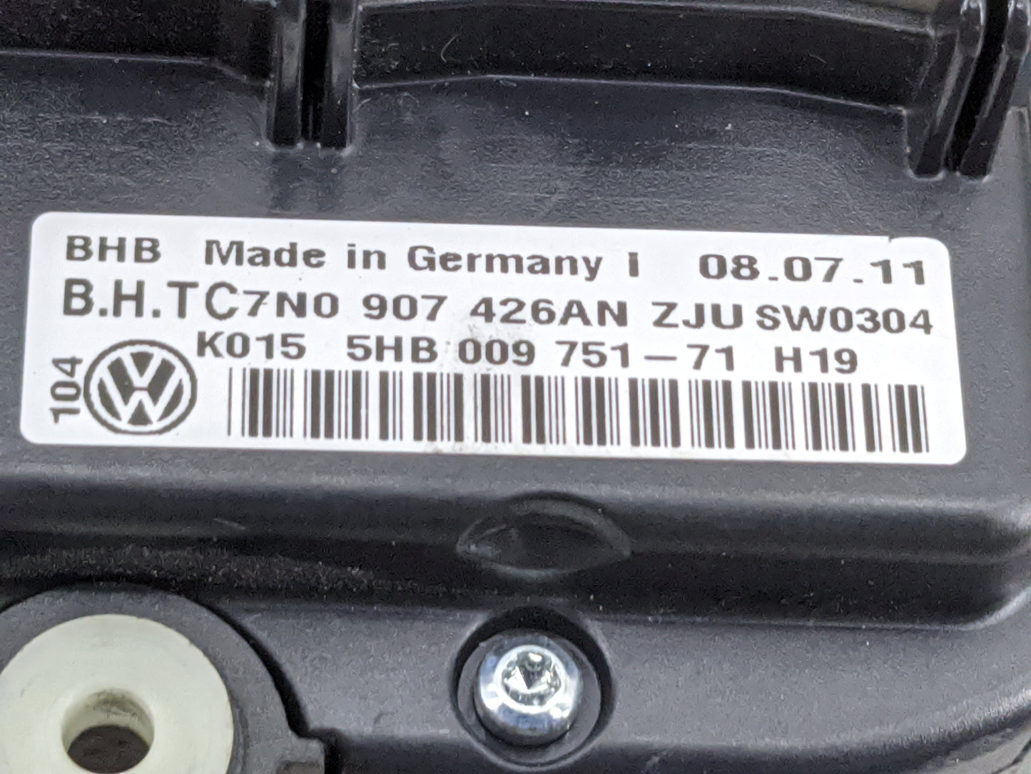 2012 Volkswagen Tiguan Climate Control Module Temperature AC/Heater Replacement P/N:7N0907426AN 5HB009751-71 Fits Fits 2013 