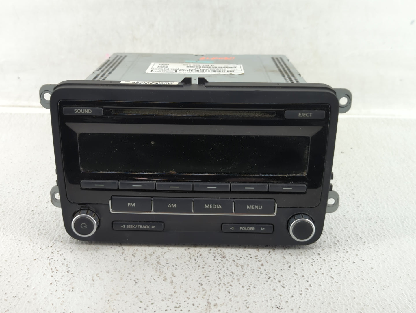 2009-2017 Volkswagen Tiguan Am Fm Cd Player Radio Receiver - Oemusedautoparts1.com